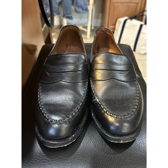 Allen Edmonds Randolph Black Leather Penny Loafer Slip On Shoes Men’s 10.5E